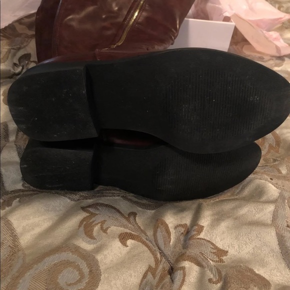 ✔️SOLD✔️Over the knee burgundy boots - Picture 5 of 8